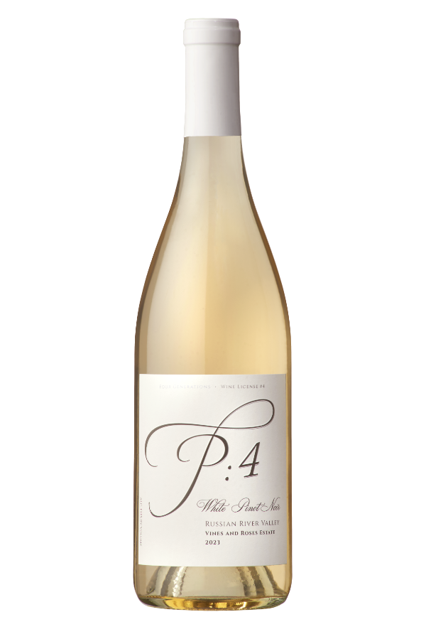 2023 P:4 Vines and Roses Estate White Pinot Noir